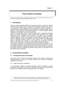 Chapter V: Feed nutrition evaluation