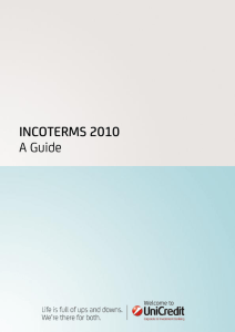 INCOTERMS 2010 A Guide