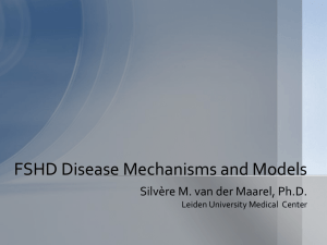 FSHD Disease Mechanisms and Models