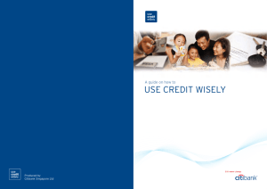 use credit wisely - Citibank Singapore