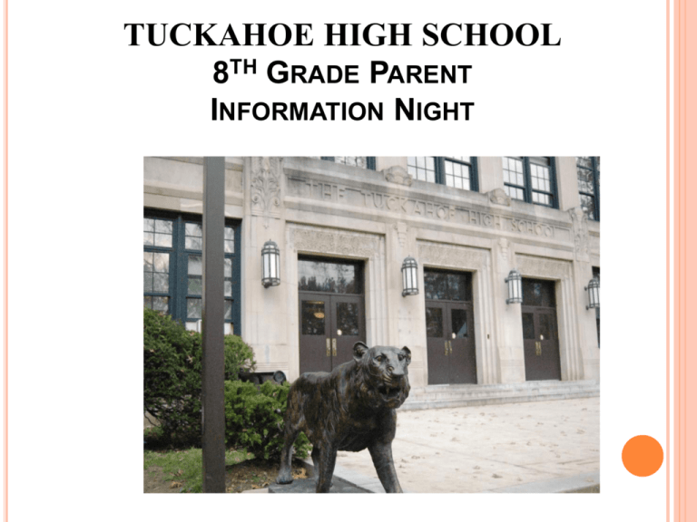 course offerings Tuckahoe High School