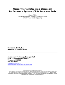 Mercury for eInstruction Classroom Performance