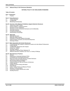 5.1.4 National Policy 51-201 Disclosure Standards