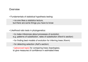 Statistical Thinking for Hypothesis Testing