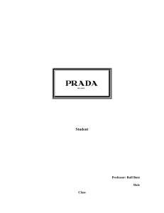 Prada Group Case Example