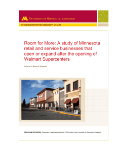 Room for More: A study of Minnesota retail and service businesses