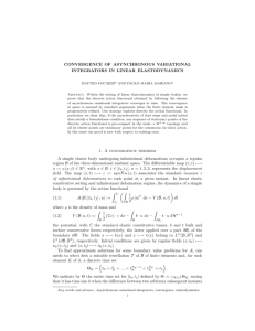 Convergence of asynchronous variational integrators in linear