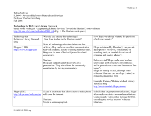 Technology for Reference Library Outreach