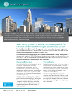 New Century Systems (NCS) helps cure server sprawl for the City of