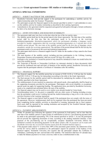 Version 2 July, 2014 Grant agreement Erasmus+ HE studies or
