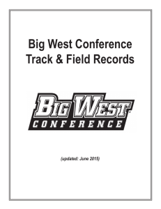 Record Book - Big West Conference