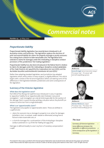Commercial notes - Australian Government Solicitor