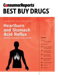 Drugs for Heartburn - Consumer Health Choices