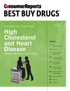 Evaluating Statin Drugs to Treat High Cholesterol and Heart Disease