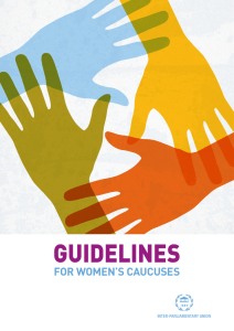 Guidelines for Women's Caucuses - Inter