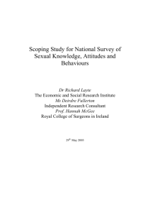 Relevant References – National Sexual Health Surveys