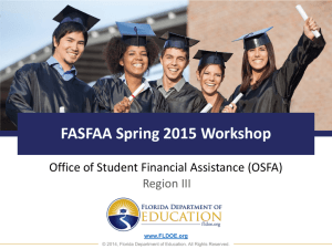 2 - Florida Association of Student Financial Aid Administrators