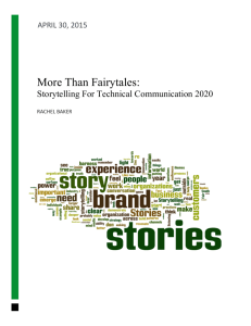 More than Fairytales: Storytelling for Technical