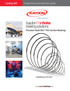 Catalog 300 - Kaydon Bearings