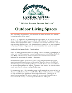 Outdoor Living Spaces - Evergreen Landscaping