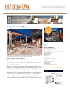 Hearth & Home August 2015 Issue Report on The Outdoor Room