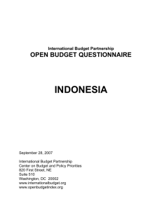 Questionnaire - International Budget Partnership