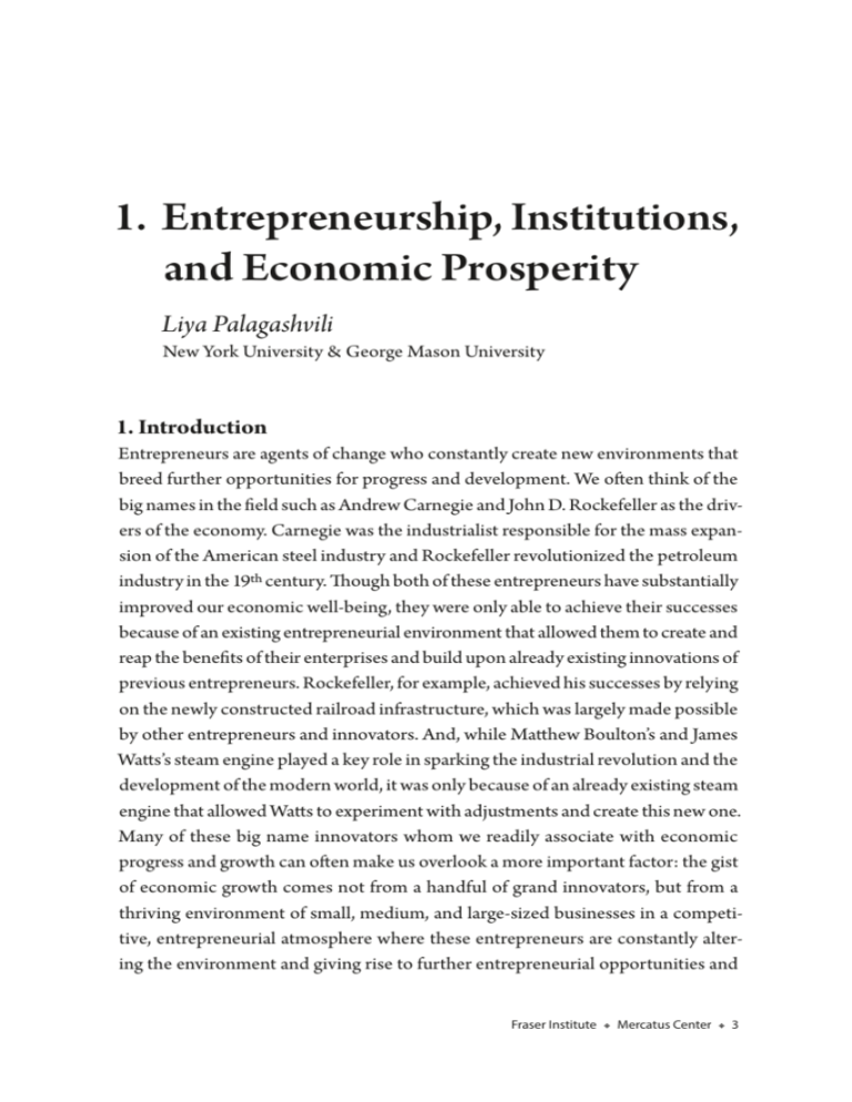 economic prosperity essay