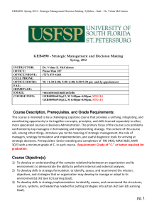 Syllabus - USFSP Digital Archive