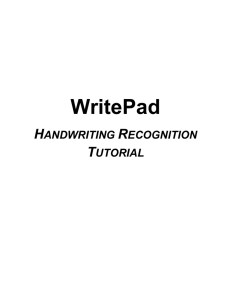 WritePad Tutorial