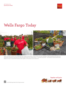 Wells Fargo Today — Quarterly Fact Sheet (4th Quarter 2015)