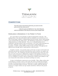 Competition - Tiemann Investment Advisors, LLC