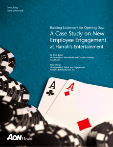 A Case Study on New Employee Engagement