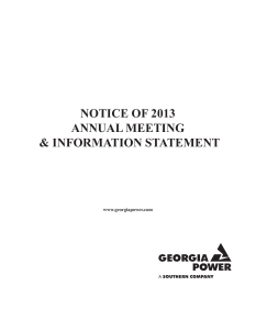 our 2013 information statement
