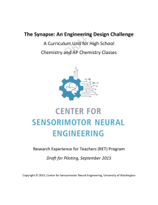 The Synapse: An Engineering Design Challenge