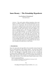 Inner Beauty — The Friendship-Hypothesis