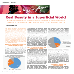 Real Beauty in a Superficial World