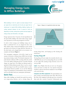 Managing Energy Costs in Office Buildings