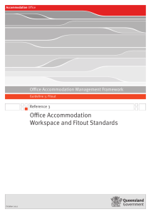 Office Accommodation Workspace and Fitout Standards