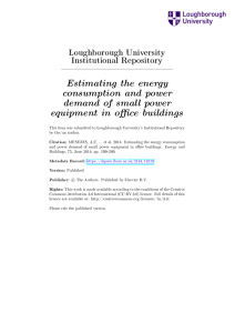 Estimating the energy consumption and power demand of small