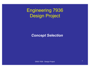Engineering 7936 Design Project