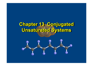 Chapter 13 Conjugated Unsaturated Systems