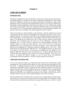 Land Use Chapter Outline (DRAFT) - Service