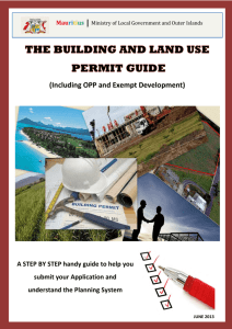 the building and land use permit guide