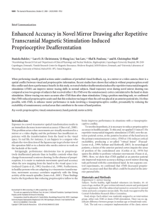 Enhanced Accuracy in Novel Mirror Drawing after Repetitive