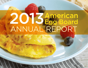 2013 Annual Report - American Egg Board