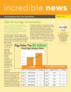 AEB Grows Egg Consumption