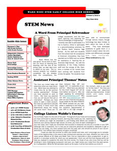 STEM News - Wake County Public School System