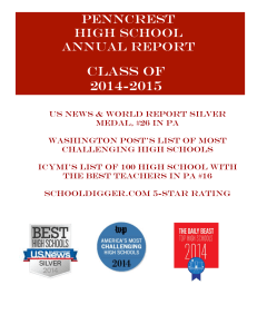 PHS 2014-2015 Annual Report - Rose Tree Media School District