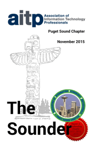 Puget Sound Chapter November 2015