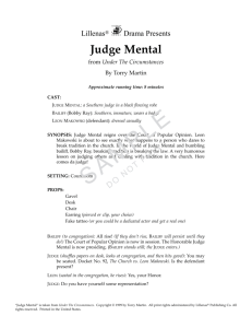 Judge Mental